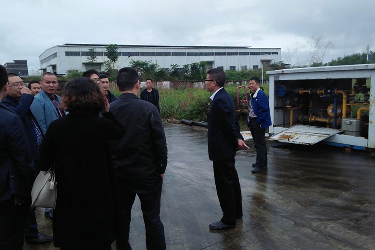 总经理彭涛一行到燃气各子公司开展调研工作2 总经理彭涛一行到燃气各子公司开展调研工作2